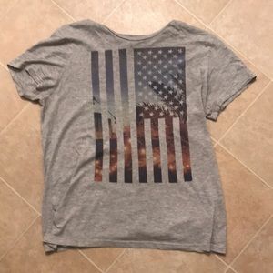 H&M Paradise American Flag Tee